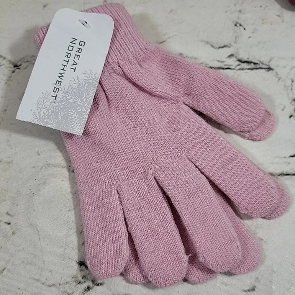 Womens Knit Gloves One Size Lot Of‎ 6 Pairs Warm Tech All New